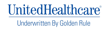 UnitedHealthcare Underwritten by Golden Rule
